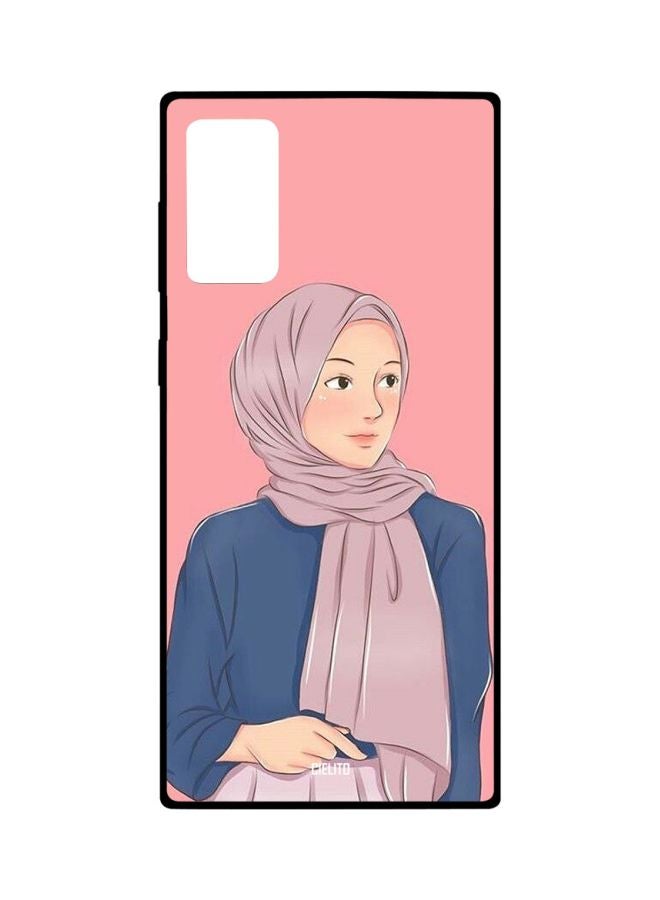 CIELITO Girl Printed Case Cover For Samsung Galaxy Note20 Pink/Blue - Image 1