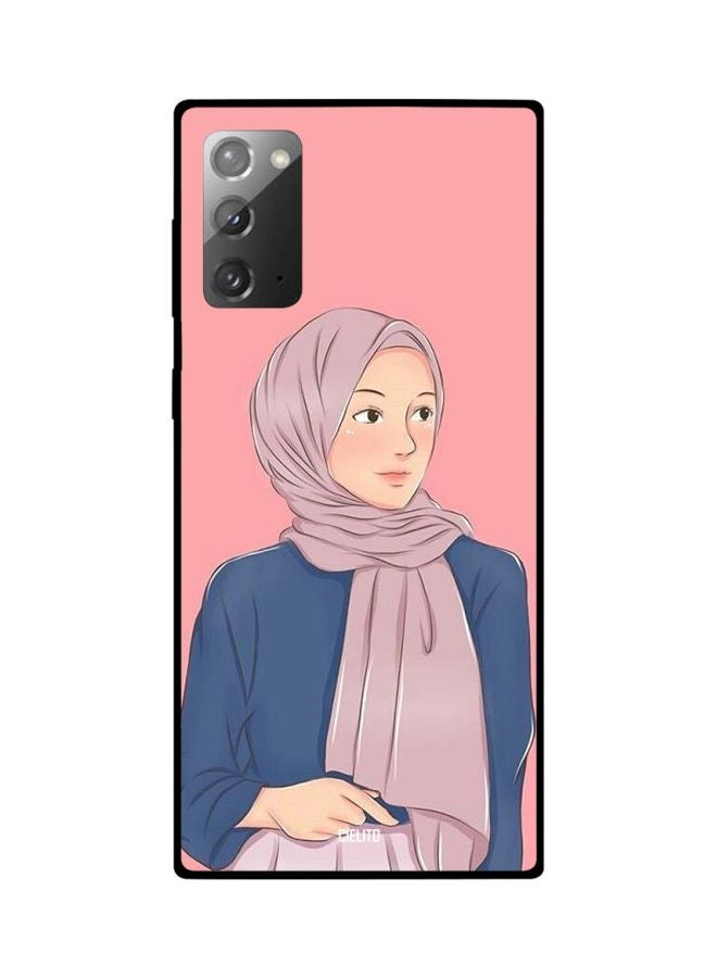 CIELITO Girl Printed Case Cover For Samsung Galaxy Note20 Pink/Blue - Image 2