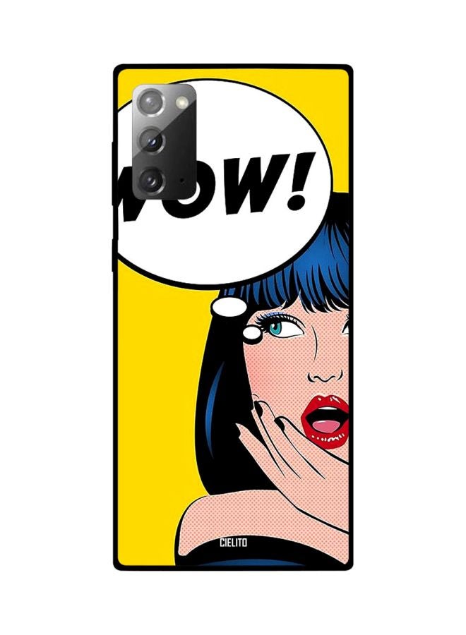 CIELITO Wow Girl Printed Case Cover For Samsung Galaxy Note20 Yellow/Beige/Blue - Image 2