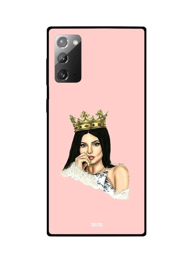 CIELITO Girl Printed Case Cover For Samsung Galaxy Note20 Pink/Beige/Black - Image 2