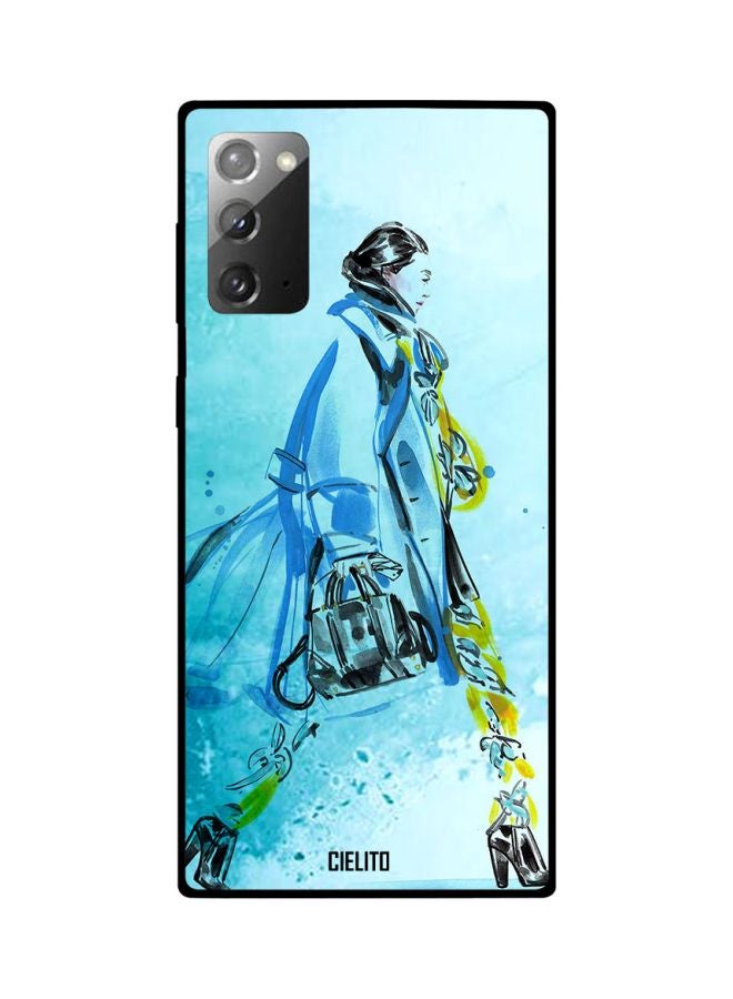 CIELITO Anime Printed Case Cover For Samsung Galaxy Note20 Blue/Yellow/Grey - Image 2