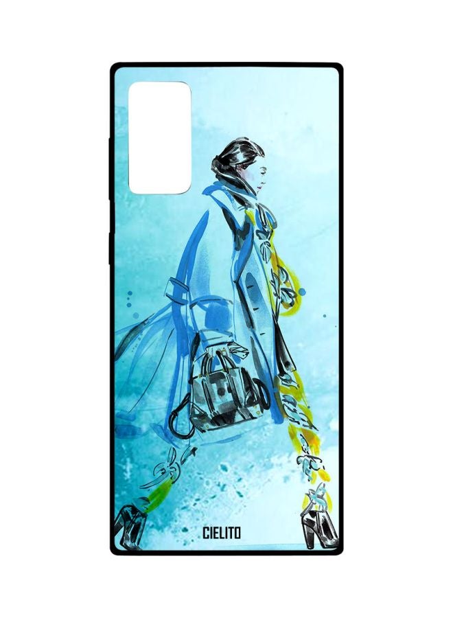 CIELITO Anime Printed Case Cover For Samsung Galaxy Note20 Blue/Yellow/Grey - Image 1