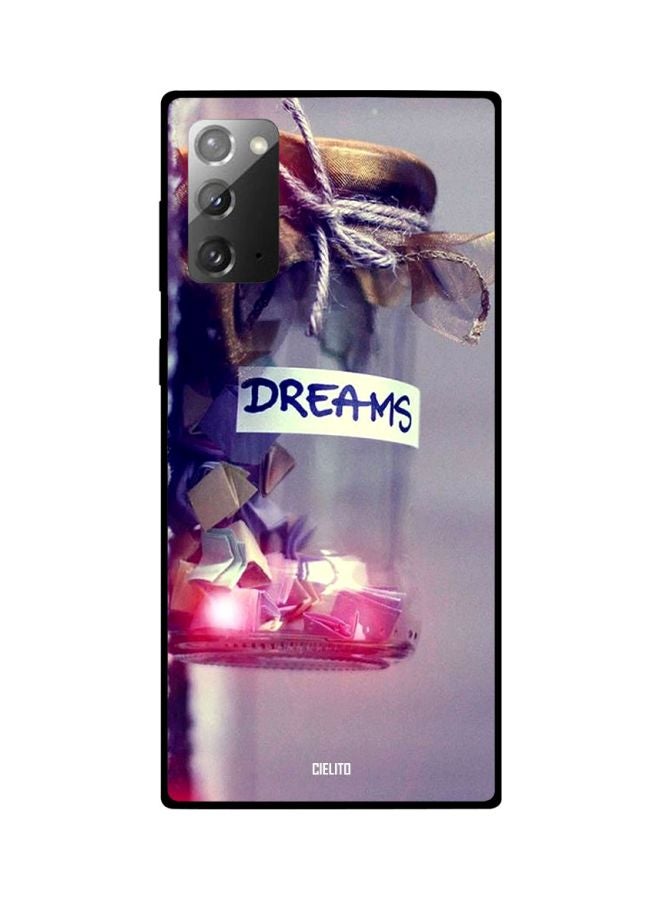 CIELITO Dreams Printed Case Cover For Samsung Galaxy Note20 Grey/Pink/Brown - Image 2