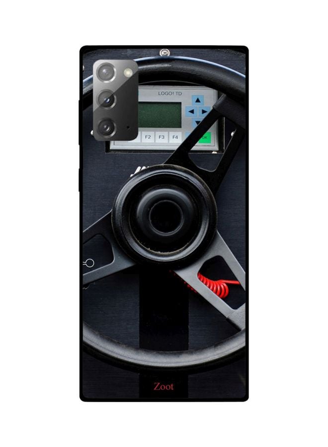 Zoot Car Steering Printed Case Cover For Samsung Galaxy Note 20 Black/Grey/Red - Image 2