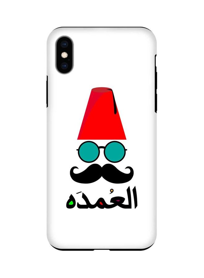 Stylizedd Case Tough Pro Series Dual Layer hybrid PC + TPU Customized Mobile Cover Shield with inner TPU protection in Matte Finish Print [Designed for Apple iPhone XS Max] - The Boss Multi Color - Image 1
