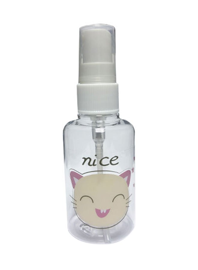 Travel Bottle With Pump Clear 20ml - Image 3