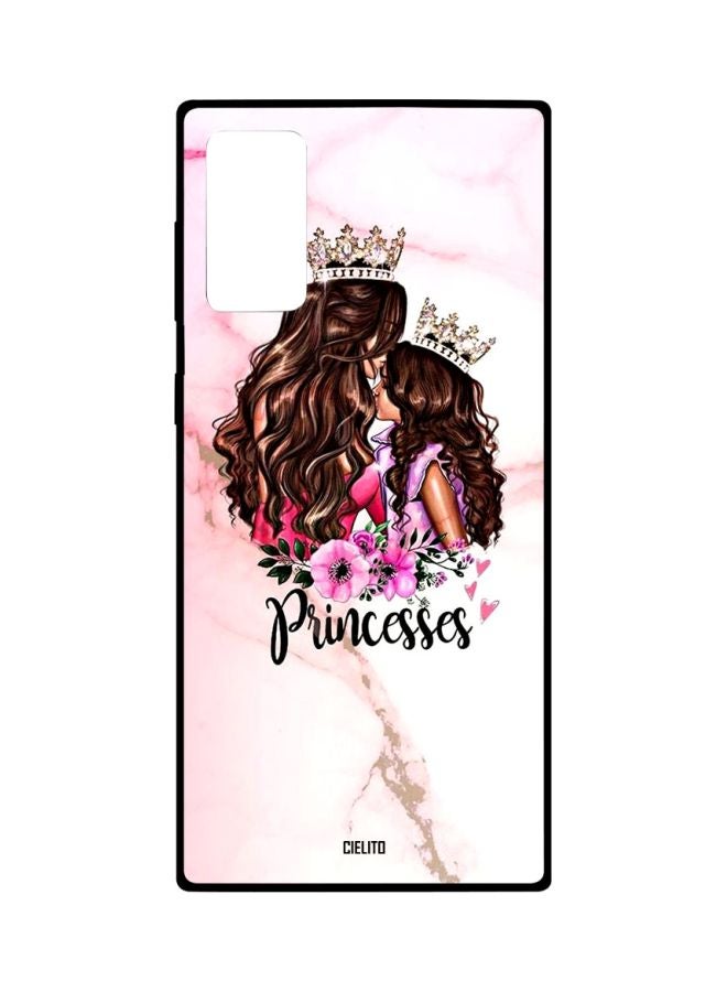 CIELITO Princess Printed Case Cover For Samsung Galaxy Note20 Pink/Brown/White - Image 1