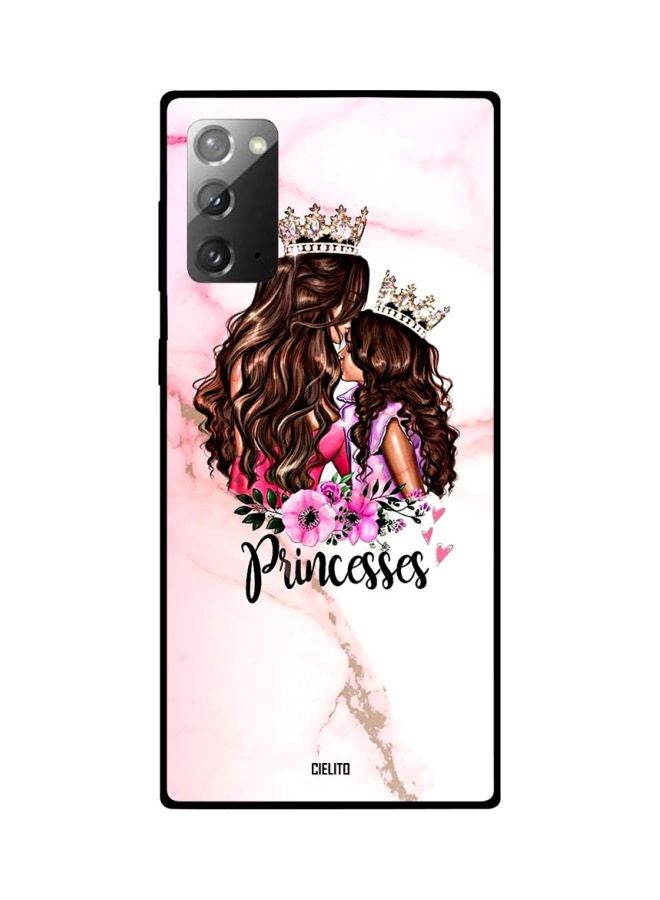 CIELITO Princess Printed Case Cover For Samsung Galaxy Note20 Pink/Brown/White - Image 2