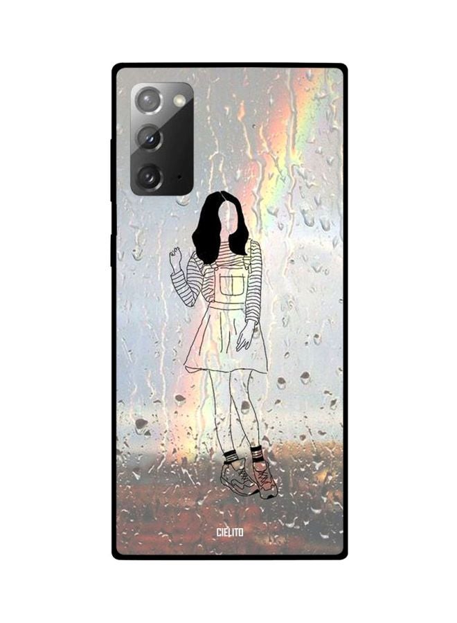 CIELITO Girl Printed Case Cover For Samsung Galaxy Note20 Grey/Black/Red - Image 2