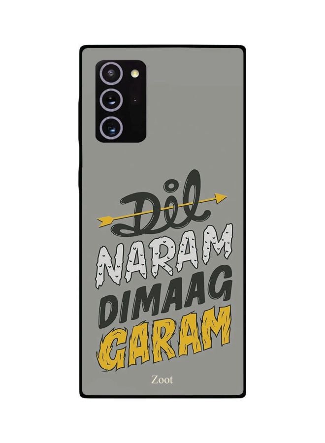 Zoot Quote Printed Case Cover For Samsung Galaxy Note20 Ultra Grey/Yellow/Black - Image 2