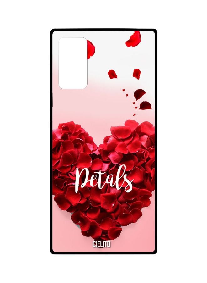 CIELITO Petals Printed Case Cover For Samsung Galaxy Note20 Pink/Red/White - Image 1