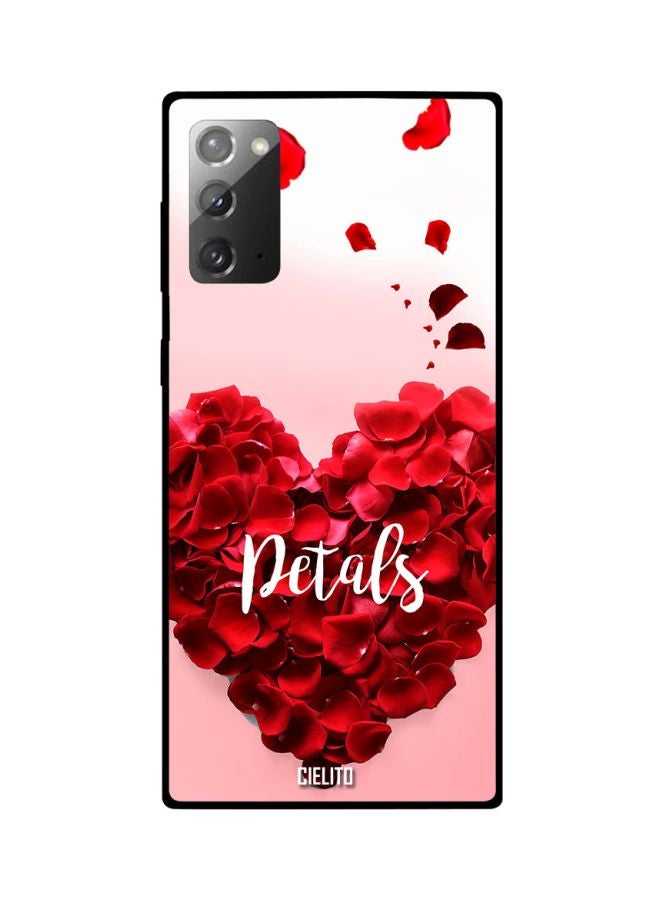 CIELITO Petals Printed Case Cover For Samsung Galaxy Note20 Pink/Red/White - Image 2