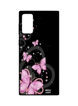 Butterfly Printed Case Cover For Samsung Galaxy Note20 Black/Pink/Grey - v1601196741/N40739495A_1
