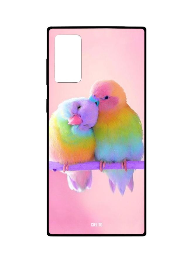 CIELITO Birds Printed Case Cover For Samsung Galaxy Note20 Pink/Blue/Green - Image 1