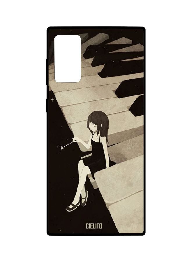 CIELITO Piano Printed Case Cover For Samsung Galaxy Note20 Beige/Black/Brown - Image 1