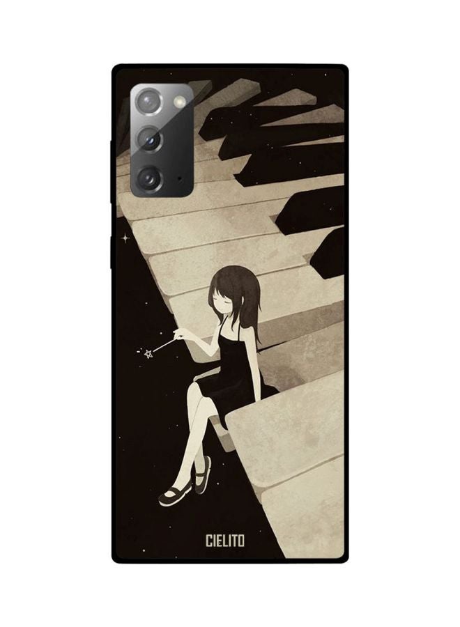 CIELITO Piano Printed Case Cover For Samsung Galaxy Note20 Beige/Black/Brown - Image 2