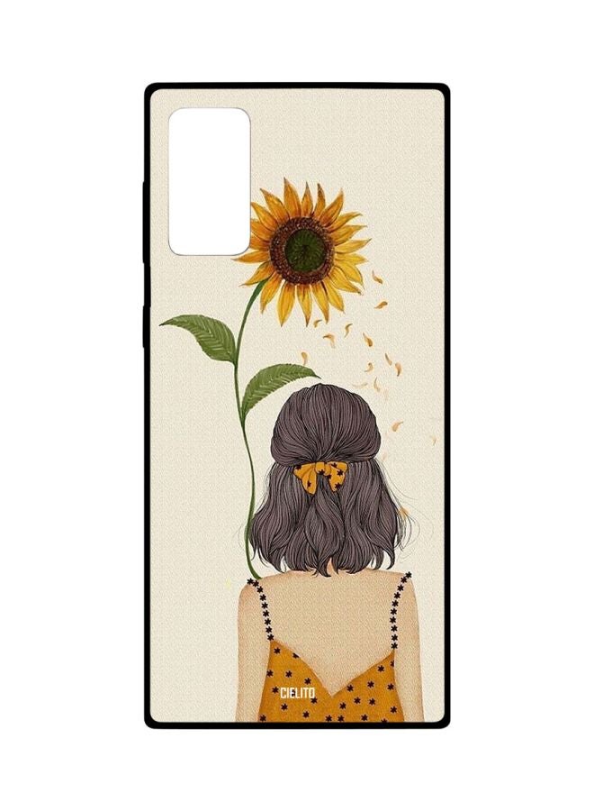 CIELITO Girl Printed Case Cover For Samsung Galaxy Note 20 Beige/Yellow/Green - Image 1