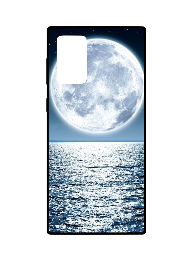 Zoot Moon Printed Case Cover For Samsung Galaxy Note 20 Ultra White/Blue - Image 1