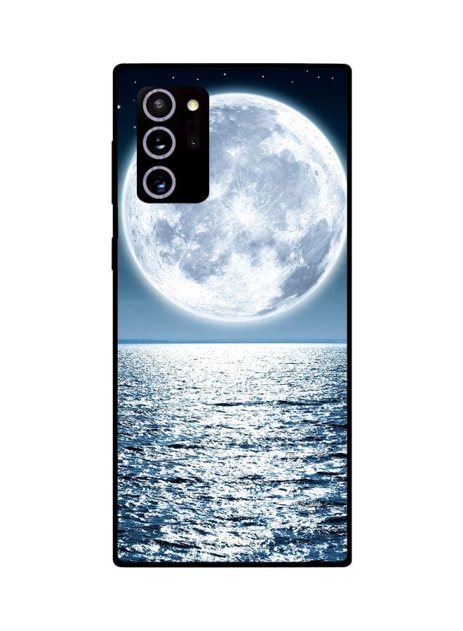 Zoot Moon Printed Case Cover For Samsung Galaxy Note 20 Ultra White/Blue - Image 2