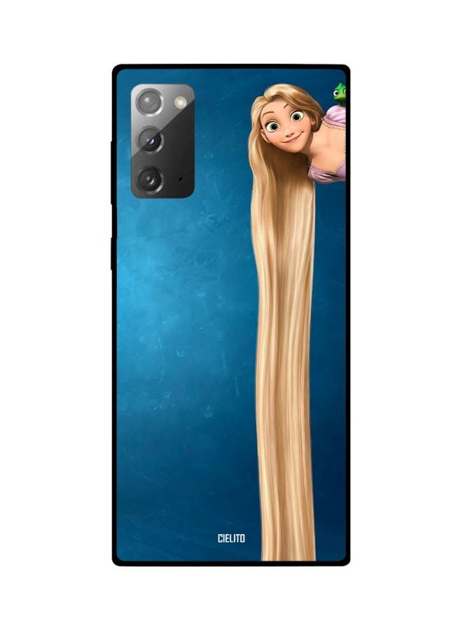 CIELITO Rapunzel Themed Protective Case Cover For Samsung Galaxy Note20 Blue/Brown/Beige - Image 2