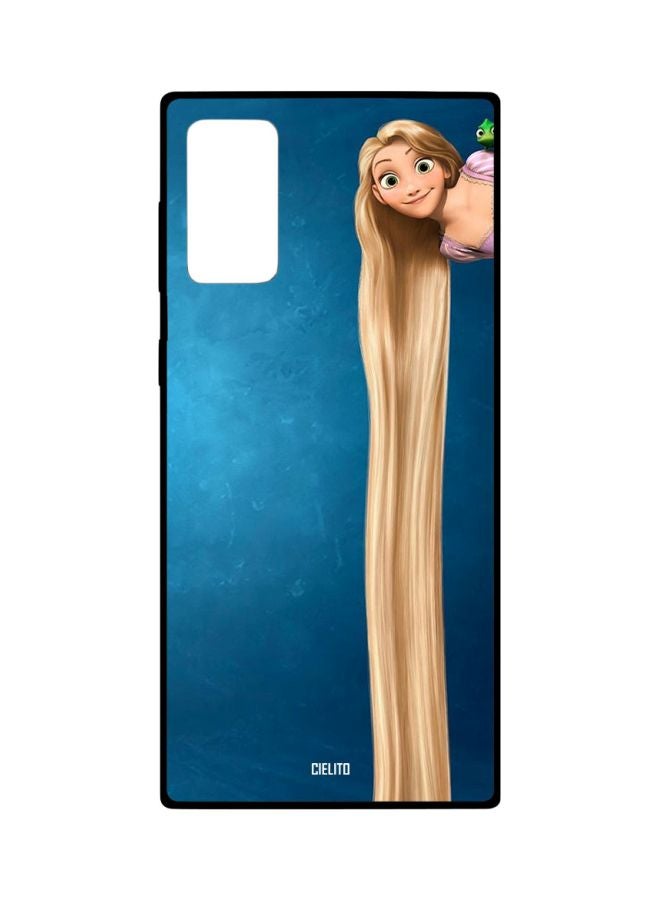 CIELITO Rapunzel Themed Protective Case Cover For Samsung Galaxy Note20 Blue/Brown/Beige - Image 1