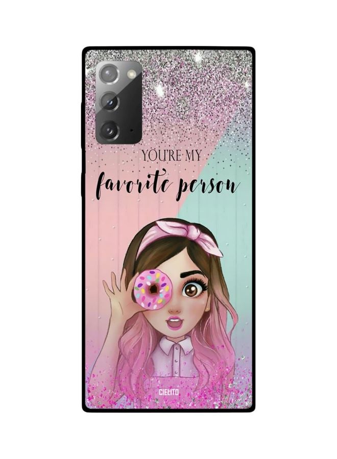 CIELITO Printed Protective Case Cover For Samsung Galaxy Note20 Pink/Blue/Brown  - Image 2