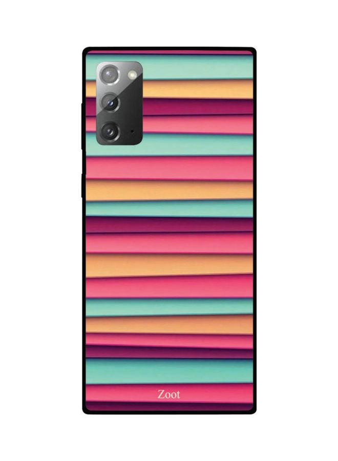 Zoot Crayons Printed Case Cover For Samsung Galaxy Note 20 Pink/Green/Yellow - Image 2