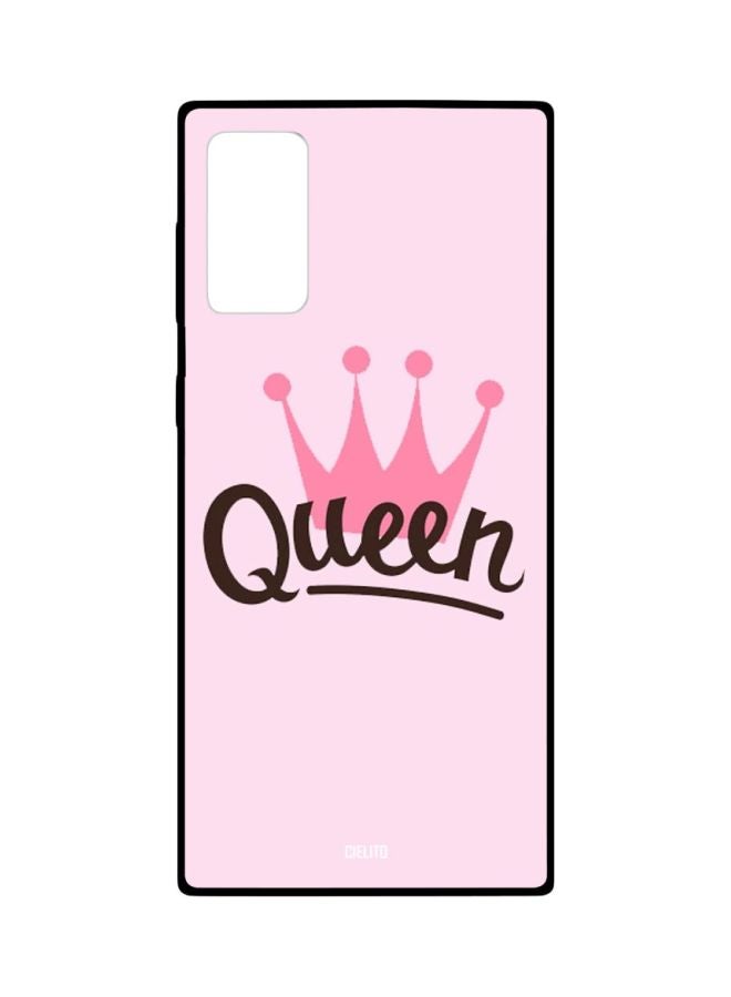 CIELITO Queen Printed Case Cover For Samsung Galaxy Note20 Pink/Black - Image 1