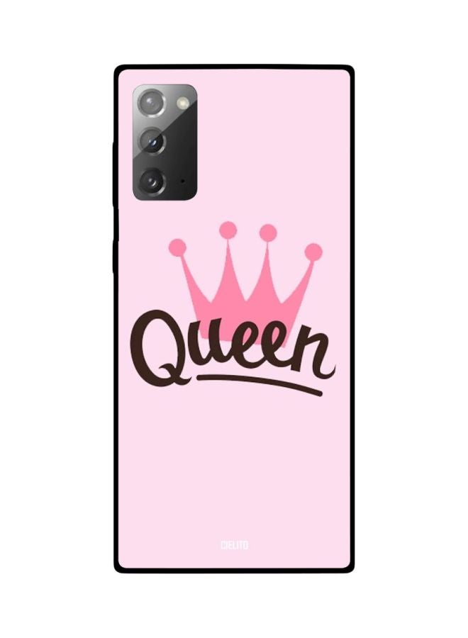 CIELITO Queen Printed Case Cover For Samsung Galaxy Note20 Pink/Black - Image 2