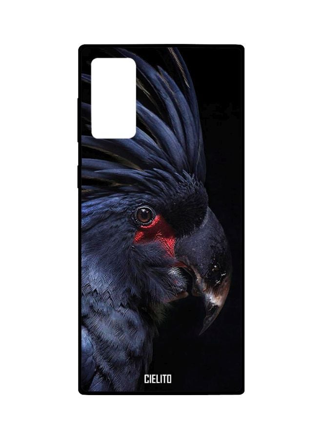 CIELITO Bird Printed Protective Case Cover For Samsung Galaxy Note20 Black/Grey/Red - Image 1