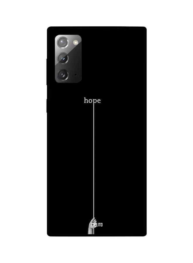 CIELITO Hope Printed Case Cover For Samsung Galaxy Note20 Black/White - Image 2