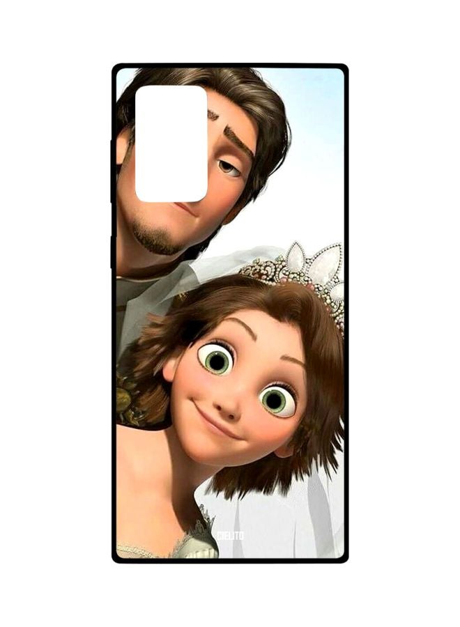 CIELITO Animated Characters Printed Case Cover For Samsung Galaxy Note20 White/Beige/Brown - Image 1