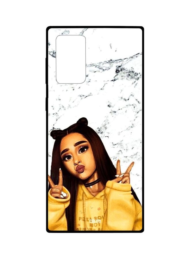 CIELITO Printed Snap Case Cover For Samsung Galaxy Note20 Ultra White/White/Yellow - Image 1