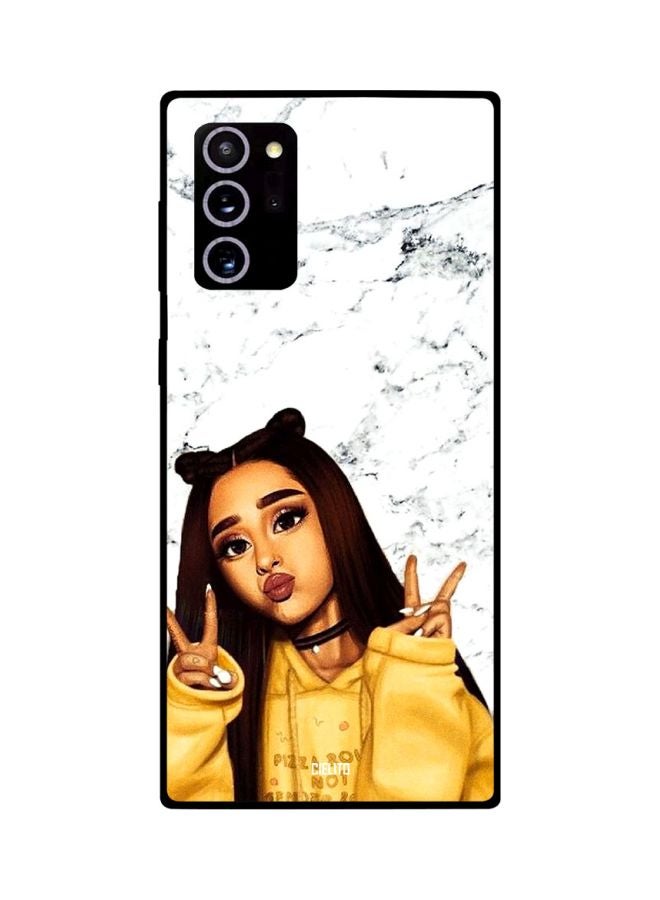 CIELITO Printed Snap Case Cover For Samsung Galaxy Note20 Ultra White/White/Yellow - Image 2