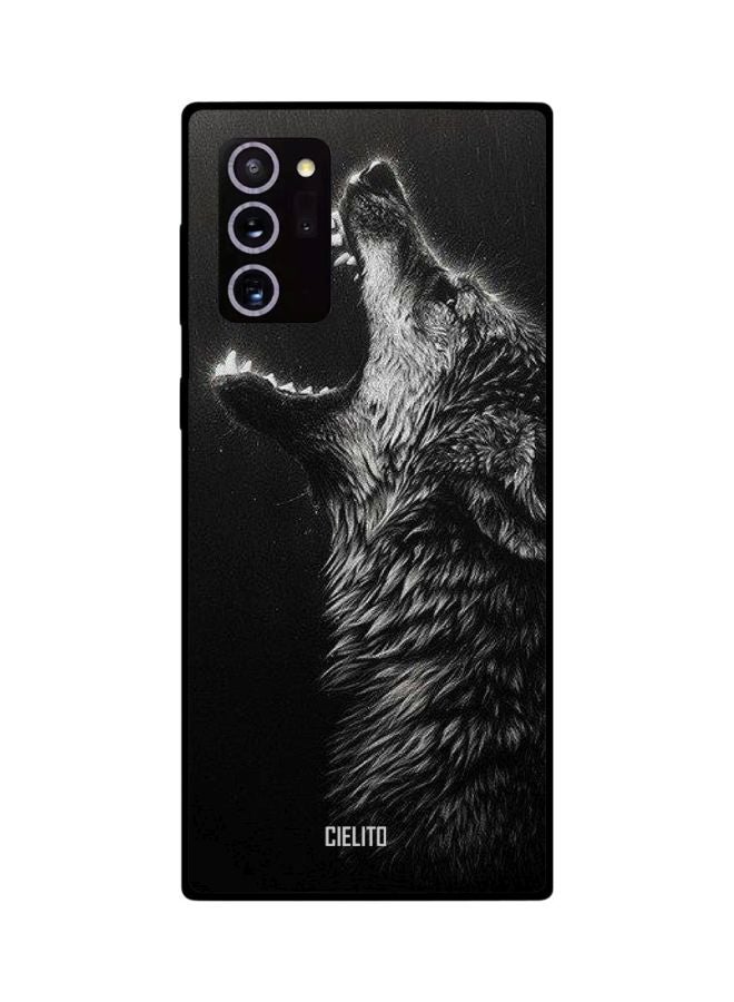 CIELITO Fox Printed Case Cover For Samsung Galaxy Note20 Ultra Black/Grey - Image 2