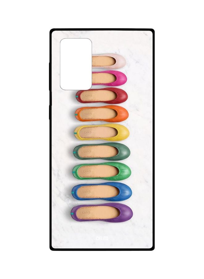 CIELITO Shoe Printed Case Cover For Samsung Galaxy Note20 Ultra White/Purple/Yellow - Image 1