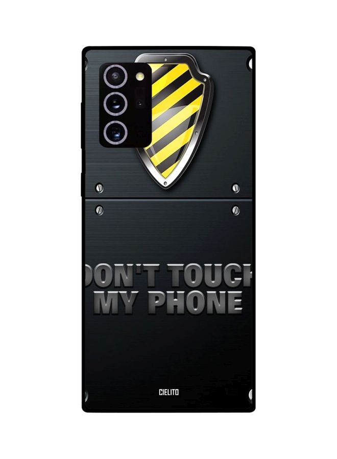 CIELITO Quote Printed Case Cover For Samsung Galaxy Note20 Ultra Black/Grey/Yellow - Image 2