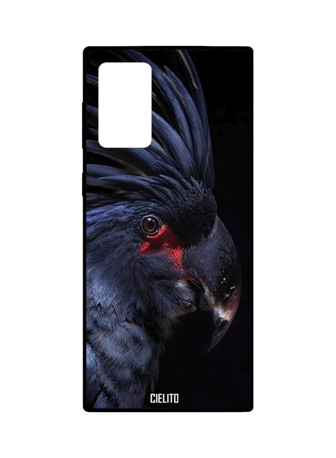 CIELITO Bird Printed Snap Case Cover For Samsung Galaxy Note20 Ultra Black/Blue/Red - Image 1