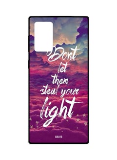 Don't Let Them Steal Your Light Printed Case Cover For Samsung Galaxy Note20 Ultra Purple/Blue/White