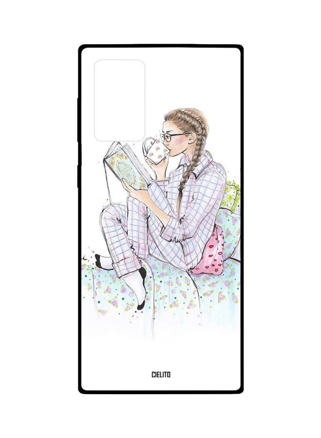 CIELITO Girl Printed Case Cover For Samsung Galaxy Note20 Ultra White/Pink/Blue - Image 1