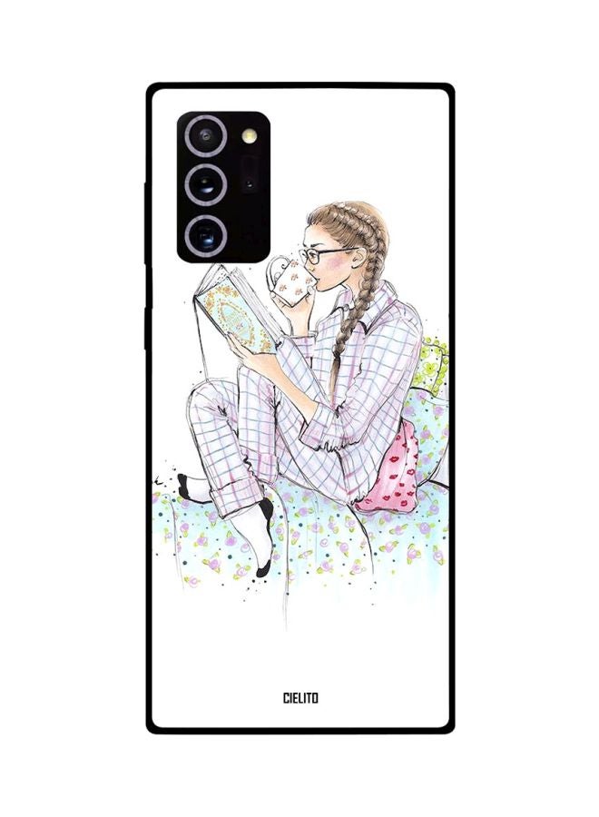 CIELITO Girl Printed Case Cover For Samsung Galaxy Note20 Ultra White/Pink/Blue - Image 2