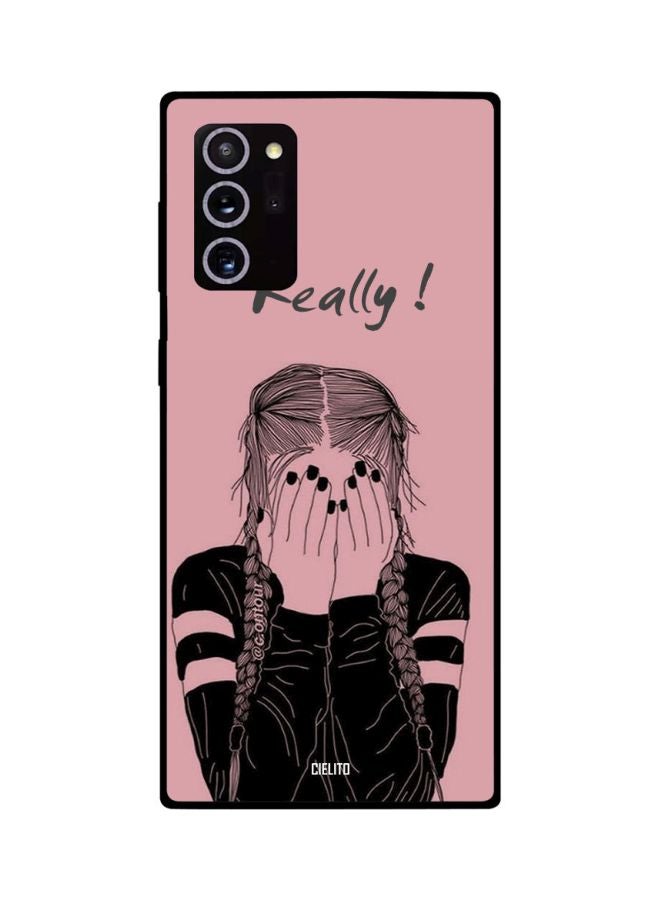 CIELITO Really! Printed Case Cover For Samsung Galaxy Note20 Ultra Pink/Black - Image 2
