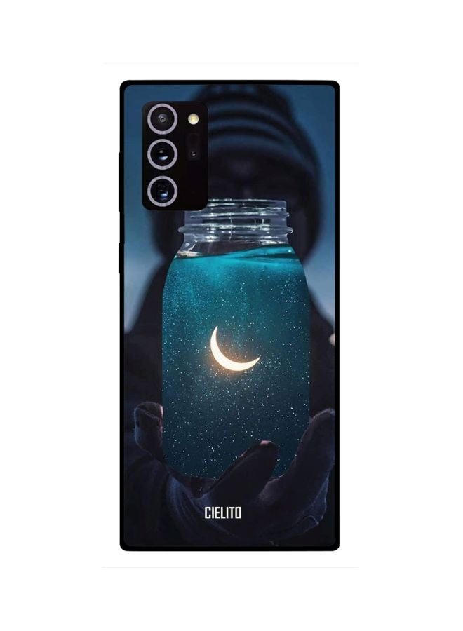 CIELITO Moon In A Jar Printed Case Cover For Samsung Galaxy Note20 Ultra Blue/Beige/Black - Image 2