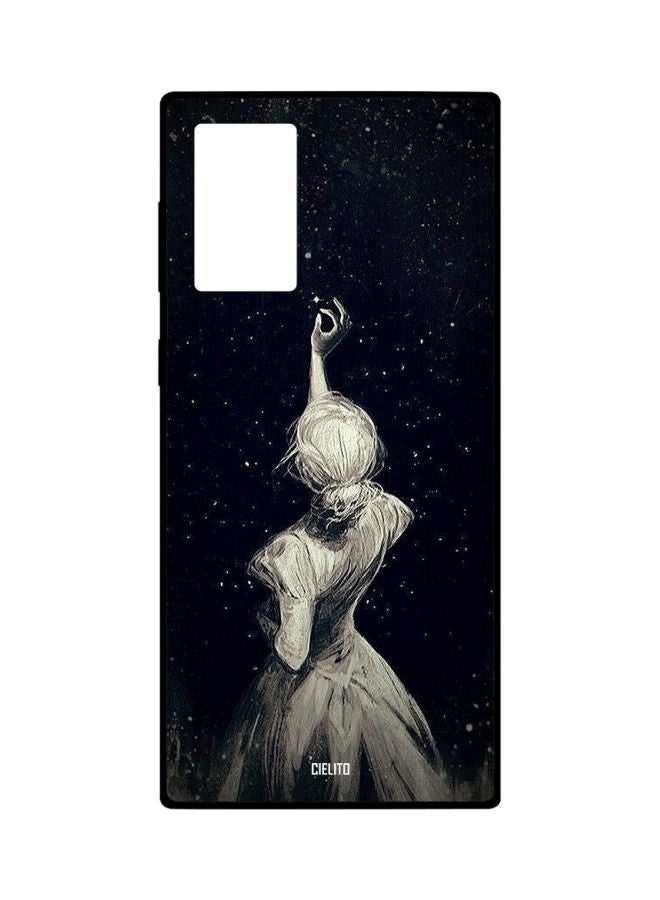 CIELITO Girl Printed Case Cover For Samsung Galaxy Note20 Ultra Black/Beige - Image 1
