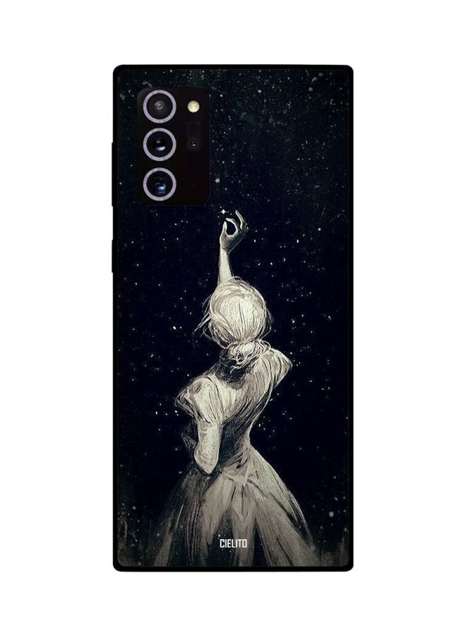 CIELITO Girl Printed Case Cover For Samsung Galaxy Note20 Ultra Black/Beige - Image 2