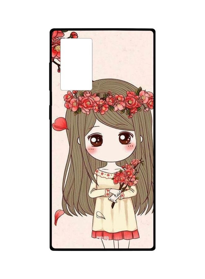 CIELITO Cartoon Printed Case Cover For Samsung Galaxy Note20 Ultra Beige/Brown/Red - Image 1