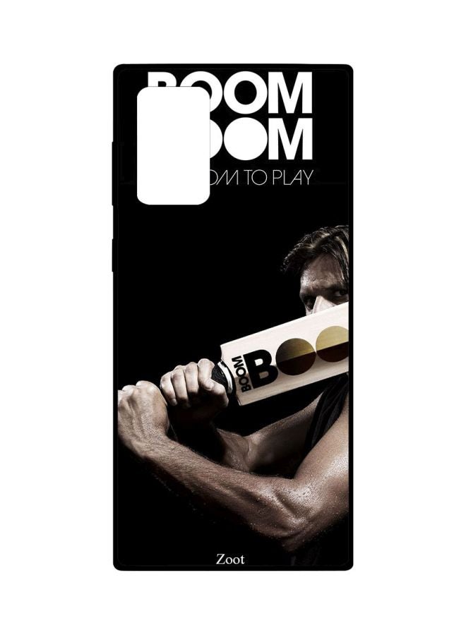 Zoot Boom Boom To Play Printed Case Cover For Samsung Galaxy Note20 Ultra Black/White/Beige - Image 1