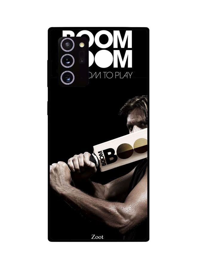 Zoot Boom Boom To Play Printed Case Cover For Samsung Galaxy Note20 Ultra Black/White/Beige - Image 2