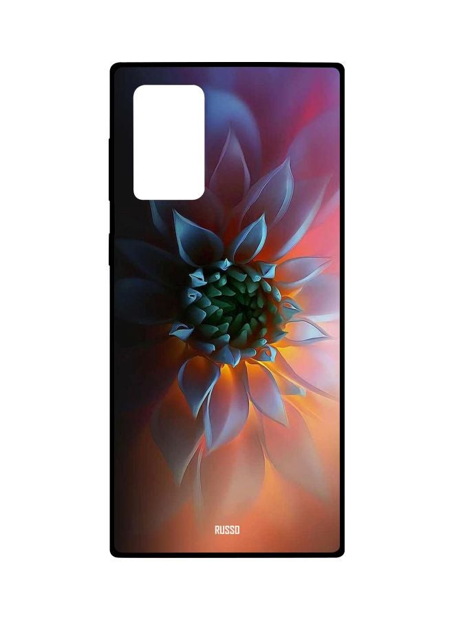 Floral Printed Case Cover For Samsung Galaxy Note20 Ultra Blue/Green/Black