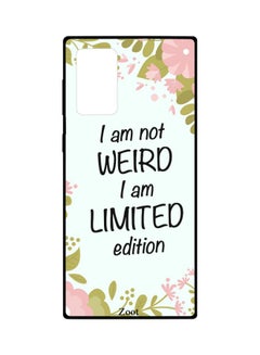 I Am Not Weird I Am Limited Edition Printed Case Cover For Samsung Galaxy Note20 Ultra White/Pink/Green